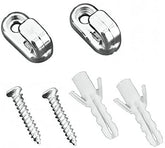 Gancio in plastica, Argento, 28 x 28 x 18 cm