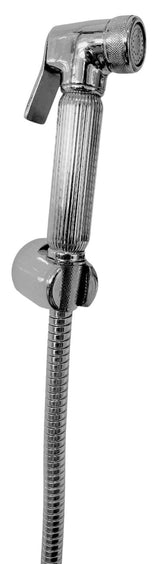 Kit per wc in ottone completo di flessibile 150 e supporto abs