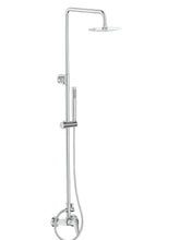 Colonna doccia completa di miscelatore pronta per l'installazione