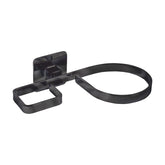 Support pour sèche-cheveux et lisseur noir mat