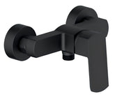 Miscelatore Doccia Esterno Design Minimal Nero Opaco – Cartuccia Ø35 mm