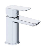 Miscelatore Lavabo Design Minimal con Piletta Click Clack in Ottone 1”1/4 – Cartuccia Ø35 mm