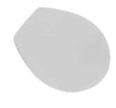 Sedile WC in MDF Bianco con Cerniere Regolabili in Metallo – Interasse 110–210 mm