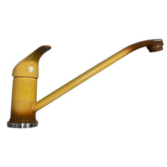 Robinet mitigeur de cuisine en marron