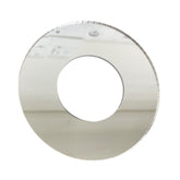 Ricambio Piastra Rosone Cromato, diametro Esterno 11,6 Cm, Interno 5,1