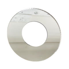 Ricambio Piastra Rosone Cromato, diametro Esterno 11,6 Cm, Interno 5,1