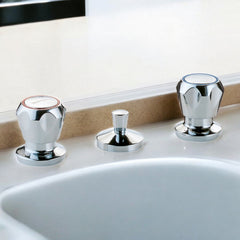 Mélangeur bidet complet 3 trous avec vidage