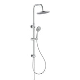 Colonna doccia in acciaio inox satinata completa