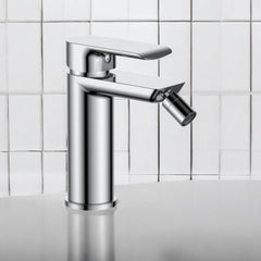 Miscelatore bidet moderno cromato completo