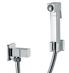 Kit per wc in ottone con rubinetto apertura/chiusura , flessibile 120 cm