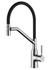 Rubinetto Lavello Cromato| Beccuccio Flessibile a U, Design Moderno e Risparmio Idrico