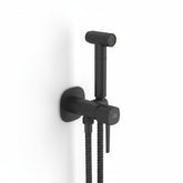 Set idroscopino bidet a incasso nera opaca con doccetta bidet – moderna, salvaspazio ed elegante