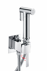 Kit per wc bidet in ottone con miscelatore