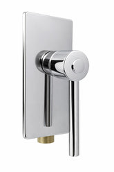 Système de chasse d'eau complet avec poignée ronde moderne 3/4