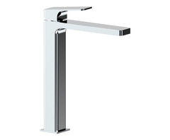 Rubinetto miscelatore per lavabo alto, squadrato