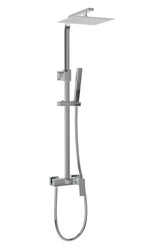 Colonna doccia squadrata completa di miscelatore