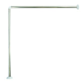 MSV Bar asta per tenda doccia angolare per fissare 80x80cm in acciaio inox