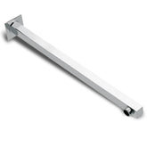 Braccio doccia quadrato da 40 cm in ottone