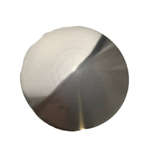 Piletta clip clap effetto acciaio inox satinato senza troppo pieno