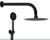 Set doccia completo moderno nero opaco