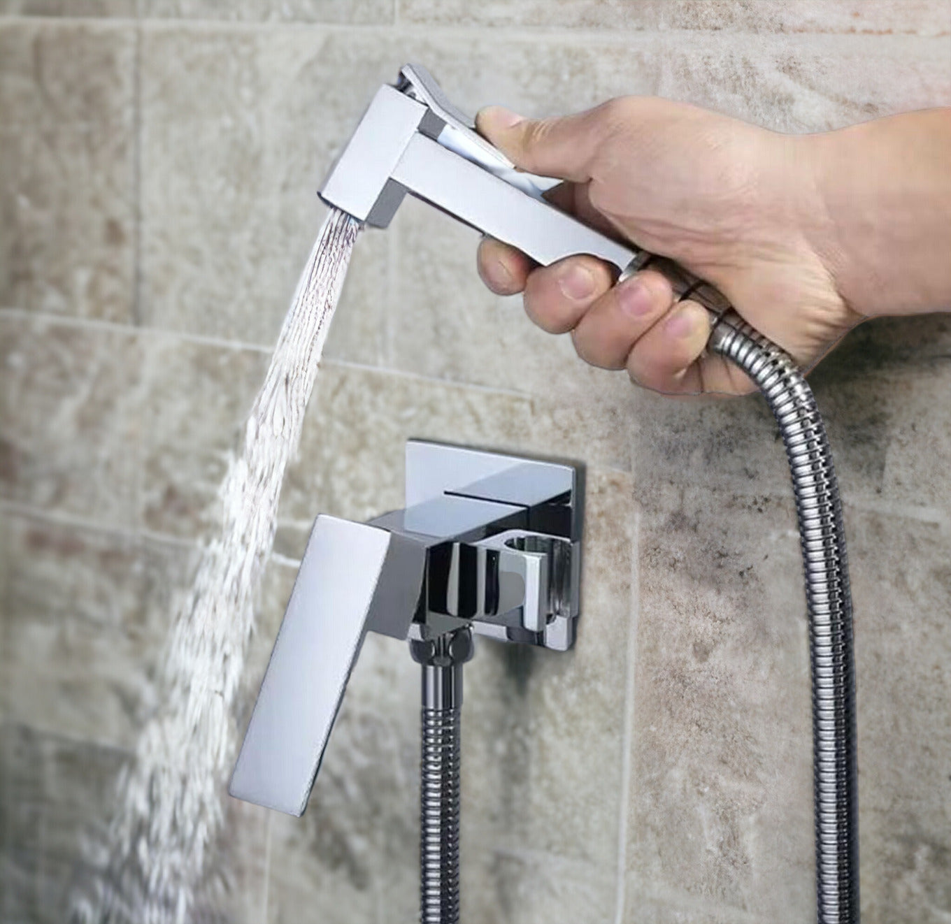 Ensemble douchette hygiénique pour innover votre salle de bain!
