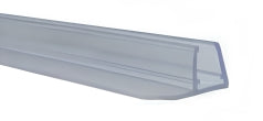 Guarnizione Gocciolatoio Verticale 220 cm con Aletta 20 mm per Vetro 6-8 mm