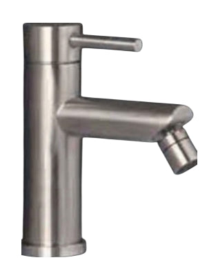 Miscelatore Bidet Acciaio Inox 304 con Piletta Click Clack in Ottone 1”1/4 – Cartuccia Ø35 mm