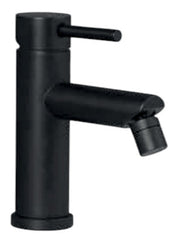 Miscelatore Bidet Acciaio Inox 304 Nero Opaco con Piletta Click Clack Ottone 1”1/4 – Cartuccia Ø35 mm