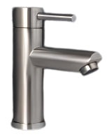 Miscelatore Lavabo Acciaio Inox 304 con Piletta Click Clack in Ottone 1”1/4 – Cartuccia Ø35 mm