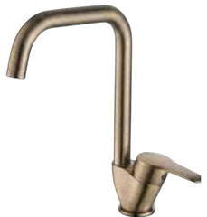 Miscelatore Lavello Cucina Canna Squadrata – Cartuccia Ø40 – Finitura Bronzo