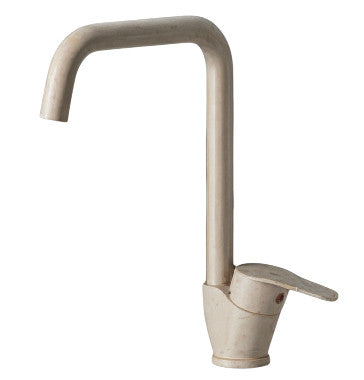 Miscelatore Lavello Cucina Canna Squadrata – Cartuccia Ø40 – Finitura Granito Avena