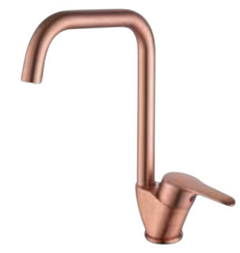 Miscelatore Lavello Cucina Canna Squadrata – Cartuccia Ø40 – Finitura Ramata