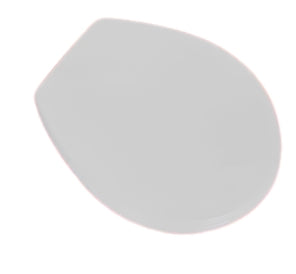Sedile WC in MDF Bianco con Cerniere Regolabili in Metallo – Interasse 110–210 mm