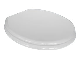 Sedile WC Universale in MDF Bianco Soft Close Sganciabile con Pulsante Centrale – Interasse 65–165 mm