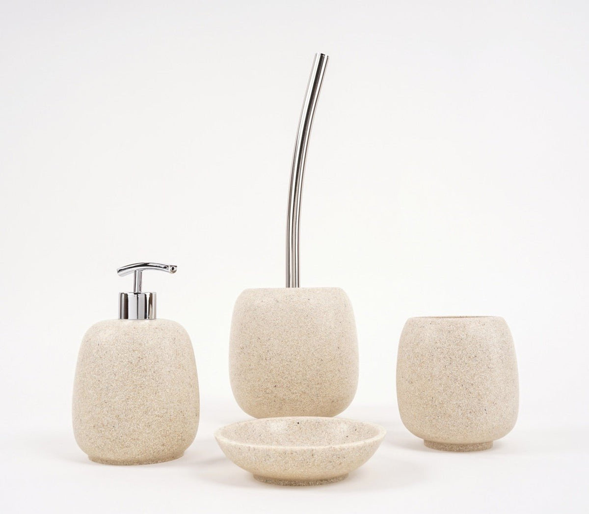 Bad-Accessoire-Set Sand