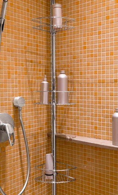 ÉTAGÈRE DE DOUCHE SUSPENDUE D'ANGLE À EMBOÎTER