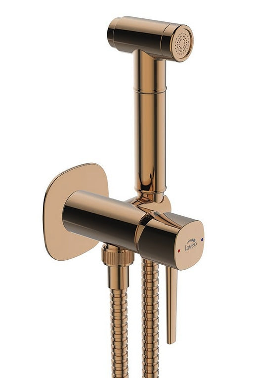 Set idroscopino bidet a incasso oro rosa con doccetta bidet – elegante, trendy e salvaspazio