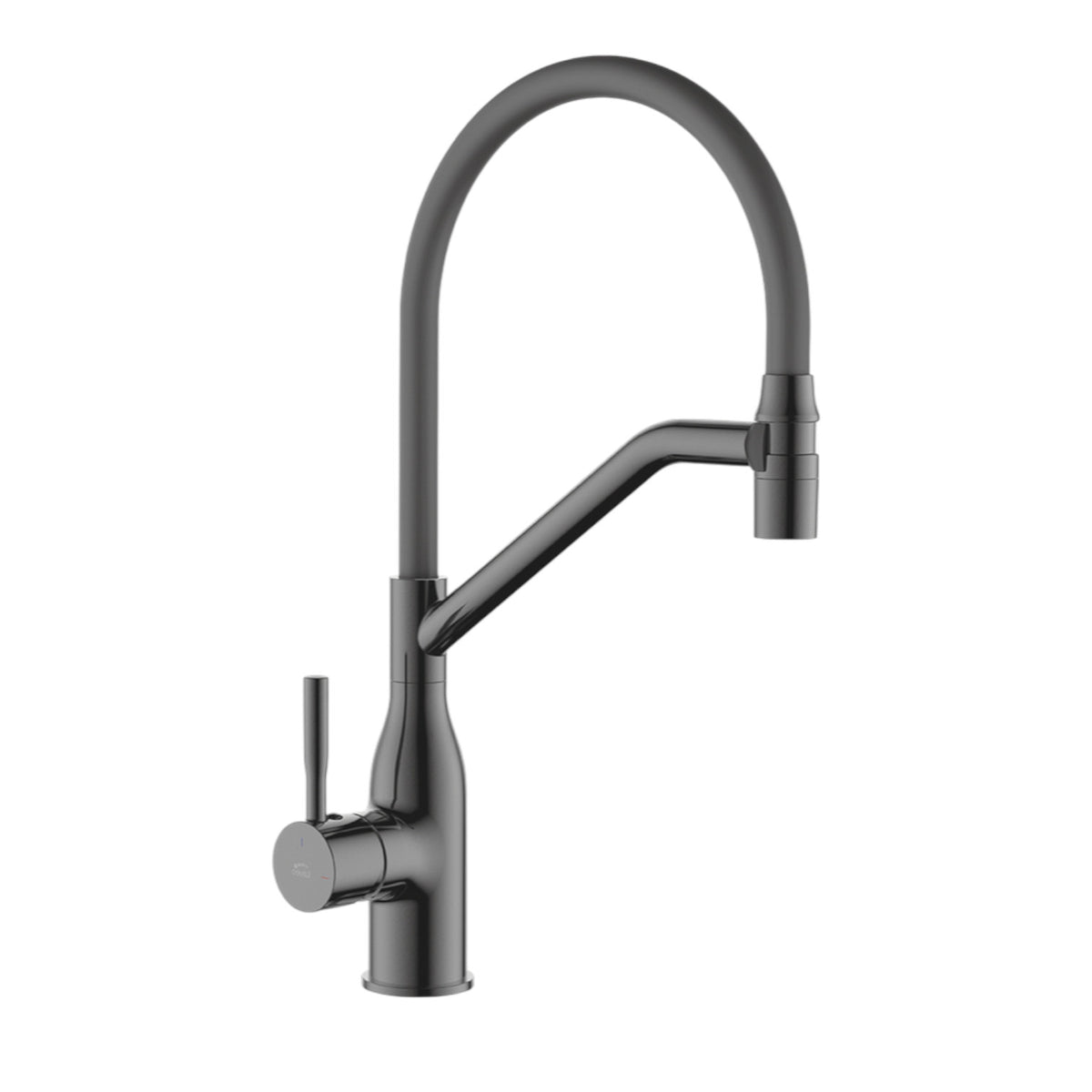 Rubinetto Lavello Grafite | Beccuccio Flessibile a U, Design Moderno ed Ecologico