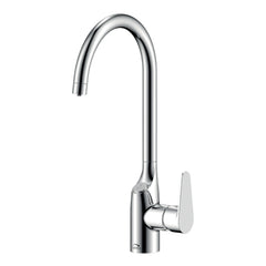 Rubinetto Lavello con Filtro Acqua | Beccuccio a U 360°, Cromato o Nero, Acqua Filtrata Direttamente dal Rubinetto