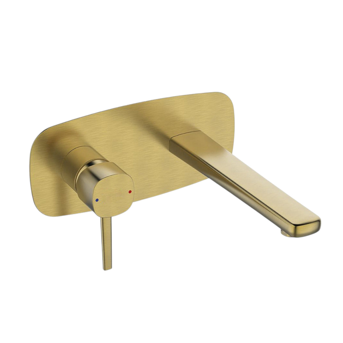 Miscelatore lavabo a incasso oro spazzolato – elegante, funzionale e moderna