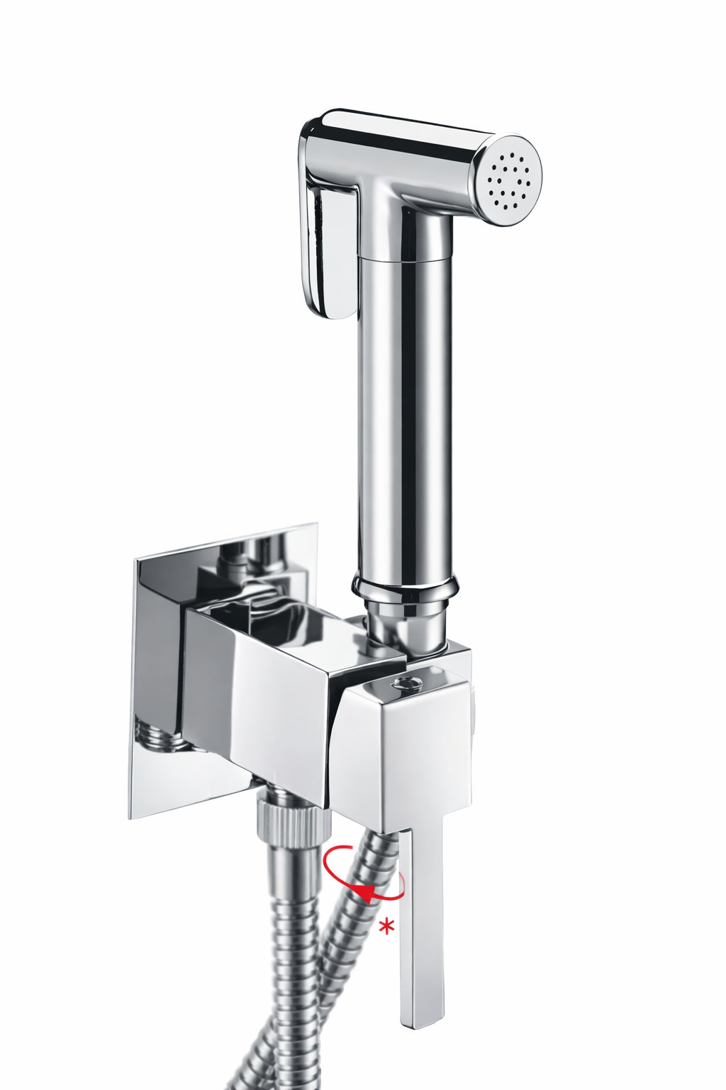 Kit WC bidet en laiton avec mélangeur