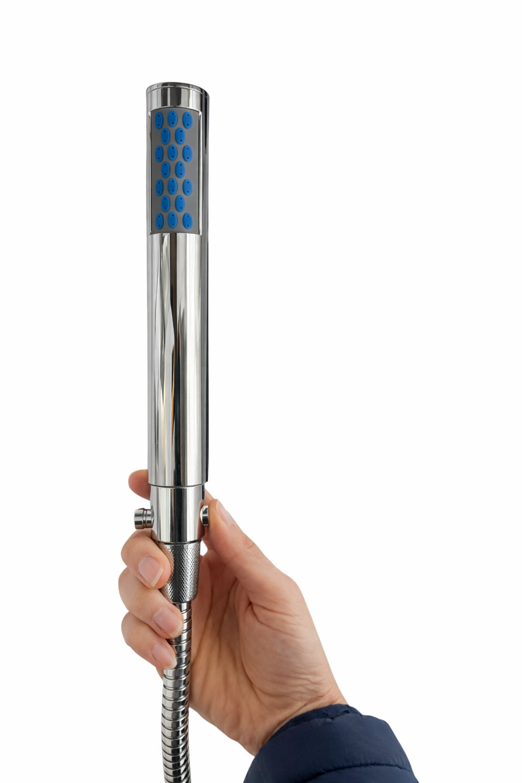 Set Doccia con Deviatore a Pulsante – 2 Uscite da Un Solo Attacco