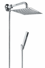 Set doccia con deviatore a pressione, braccio cm 40