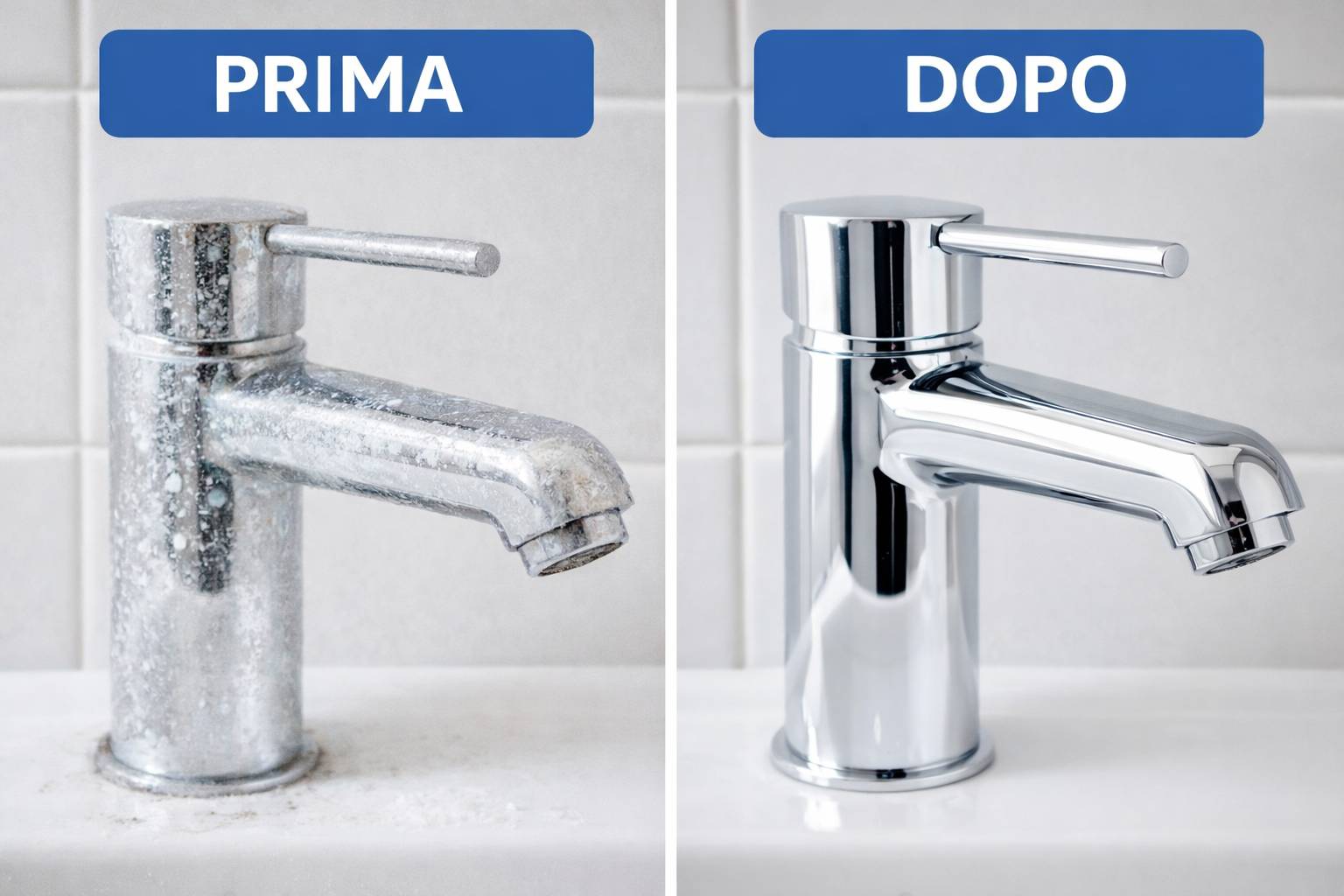 Detergente per Rubinetteria e Superfici Cromate – 500 ml